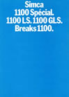 SIMCA 1100 sales brochure cover 1972