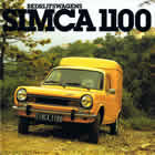 SIMCA 1100 Commercial Dutch sales brochure cover 1978