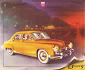 Simca 9 Aronde sales brochure cover 1951
